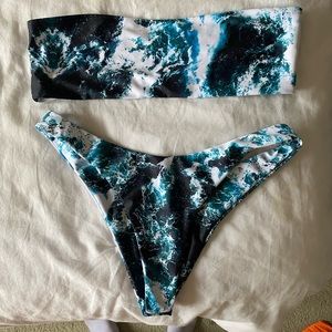 blue ocean cheeky bikini